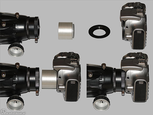 Połączenie aparatu z wyciągiem