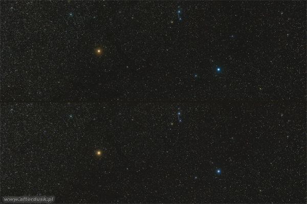 Betelgeza 15.02 i 22.03 2020