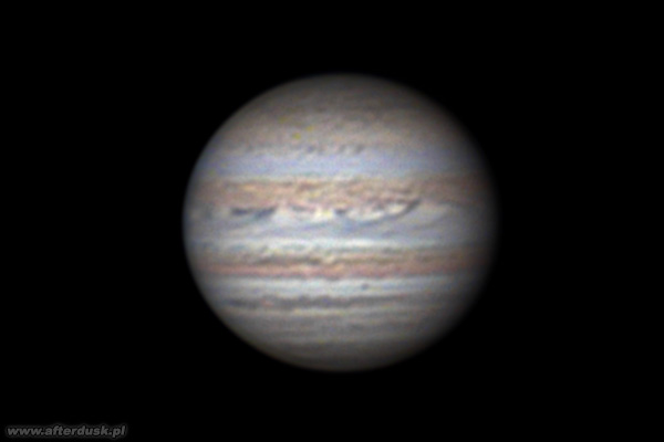 Jowisz z 7 sierpnia 2024 roku, f=4000mm