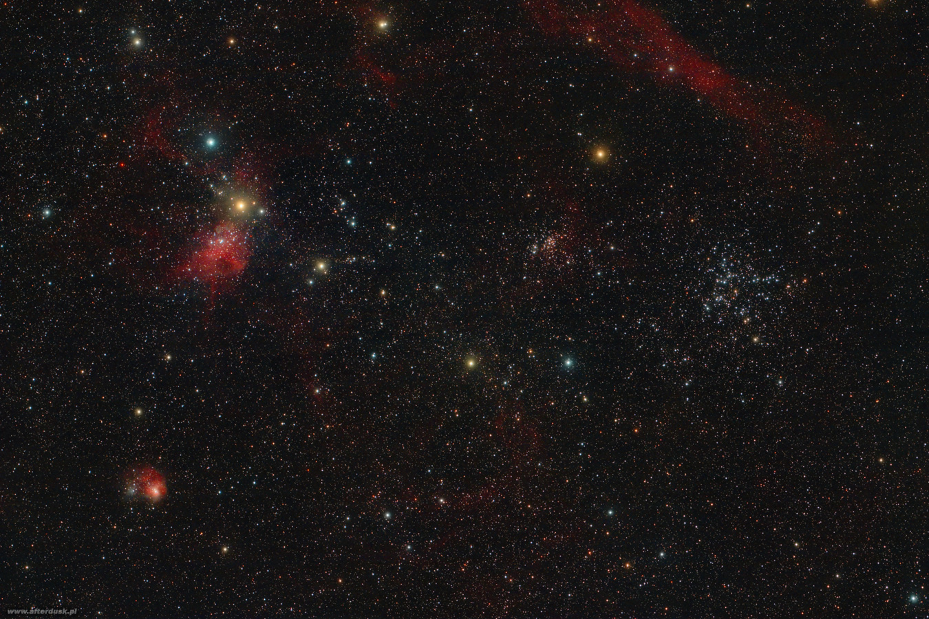 M38, IC417 i Sh2-237