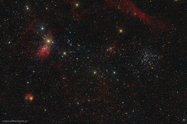 M38, IC417 i Sh2-237