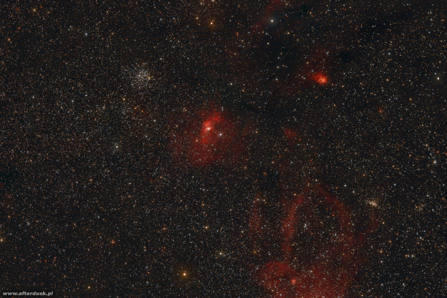 M52, NGC7635