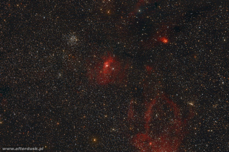 M52, NGC7635