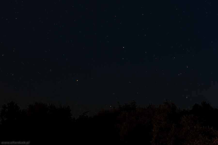 Mars i Saturn 31. sierpnia 2016 roku