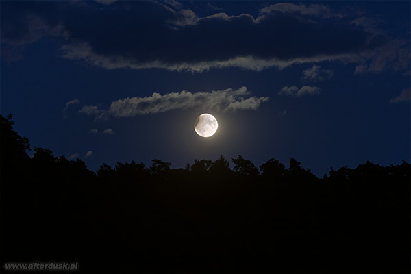 Zaćmienie Księżyca 20:14UT