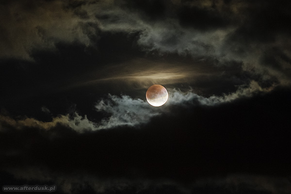 Zaćmienie Księżyca 21:17UT