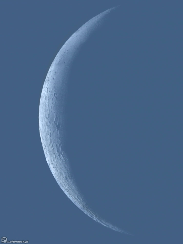 Księżyc, faza 8.4, średnica &rdquo;