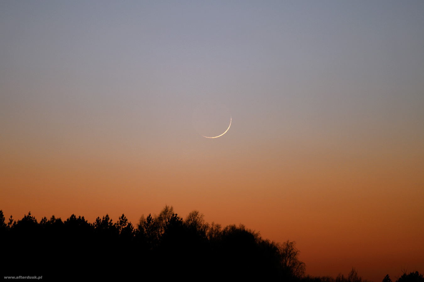 Księżyc 28h po nowiu, 17:02