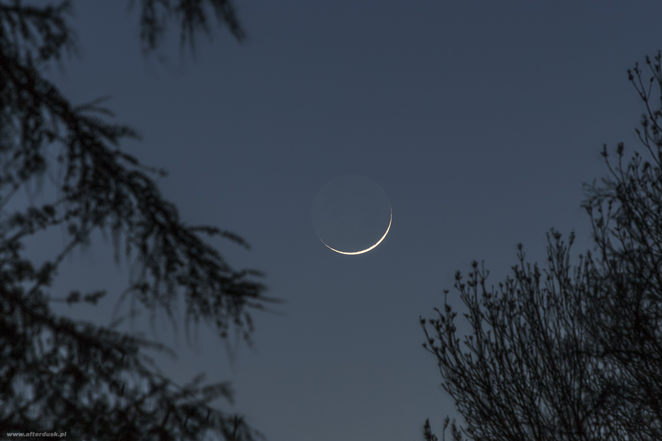 Księżyc 33h po nowiu, 18:45UT