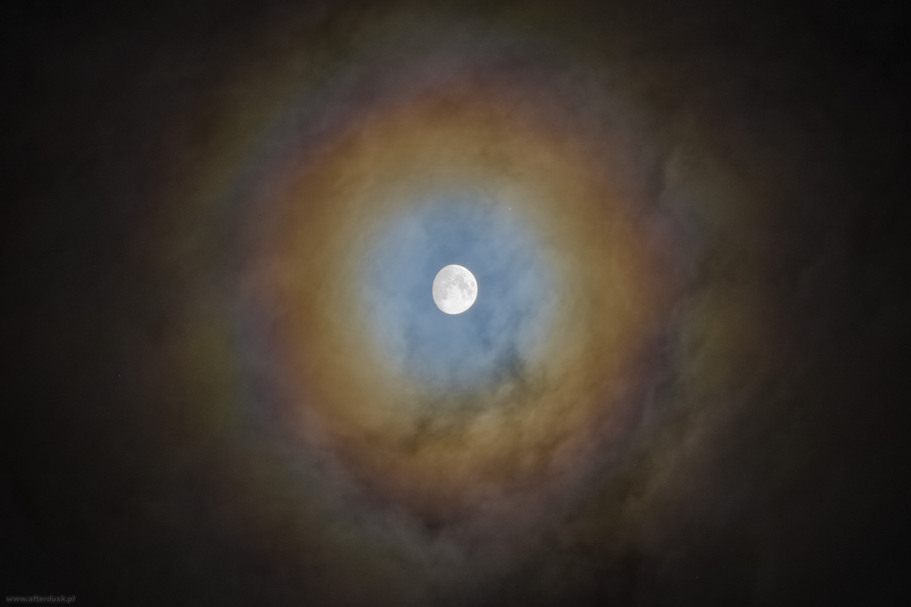 Księżyc i Mars 21:03UT