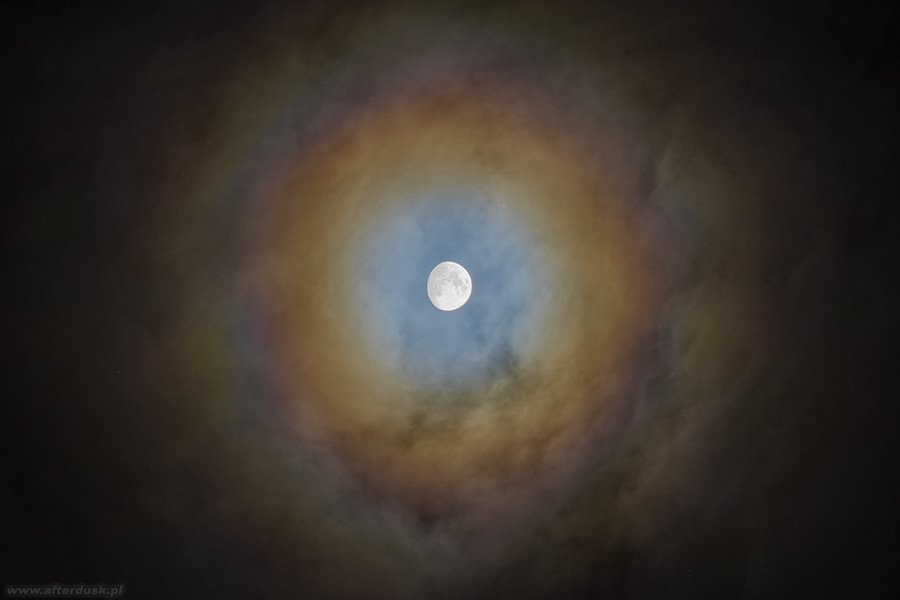 Księżyc i Mars 21:03UT