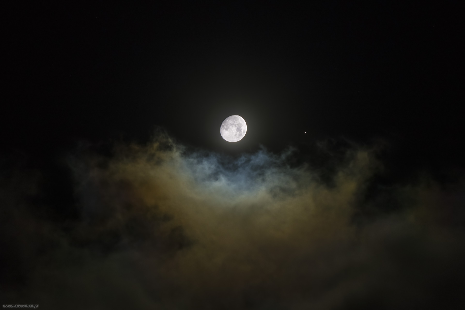 Księżyc i Mars 22:27UT