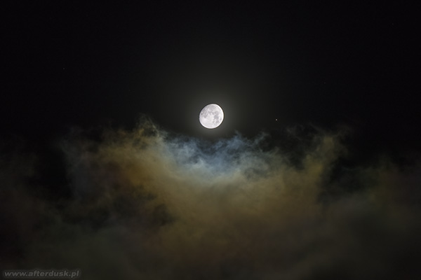 Księżyc i Mars 22:27UT