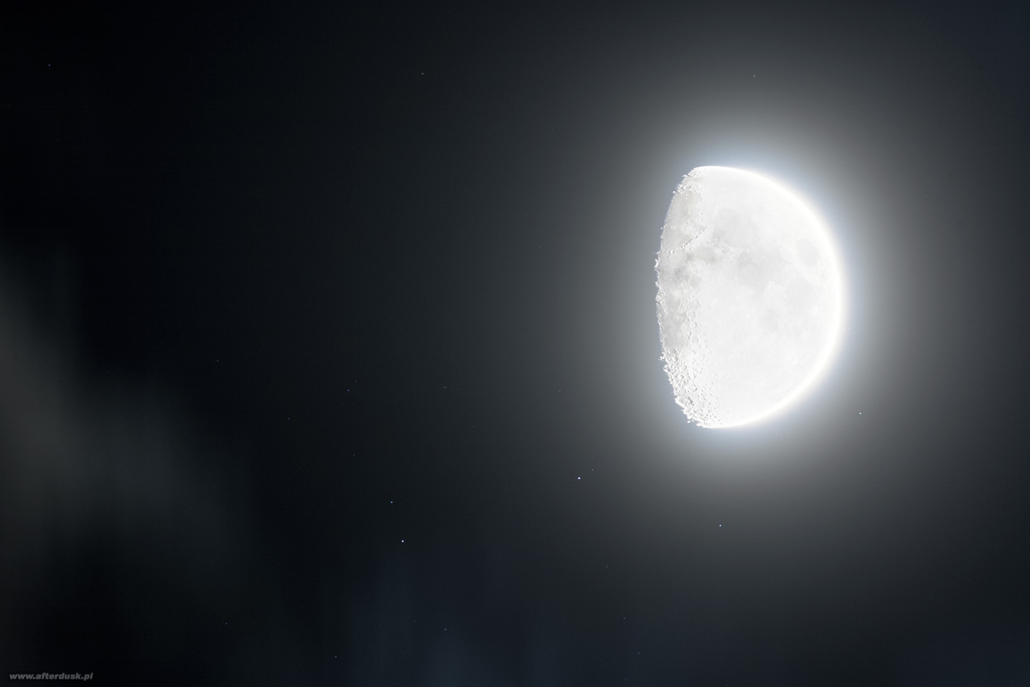 Księżyc i Plejady