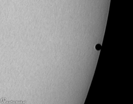 Zejście Merkurego z tarczy Słońca