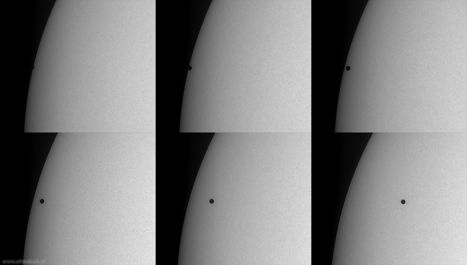 Wejście Merkurego na tarczę Słońca