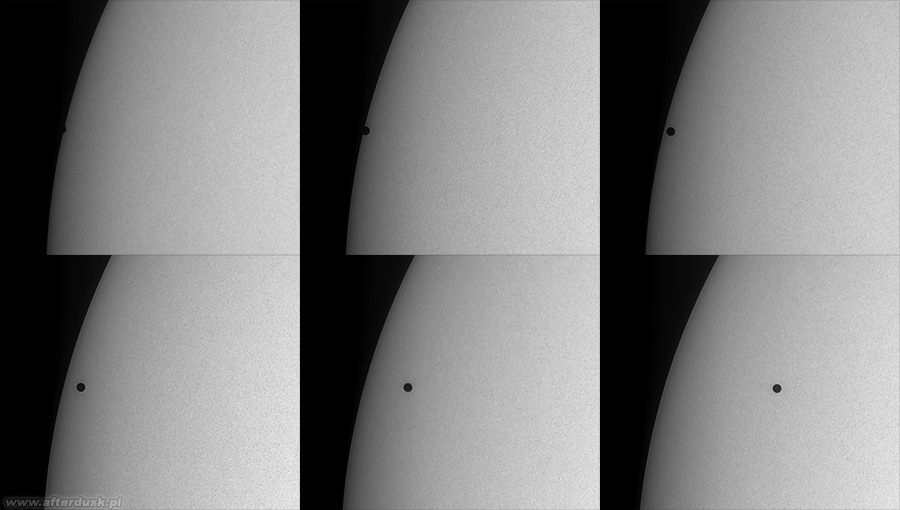 Wejście Merkurego na tarczę Słońca