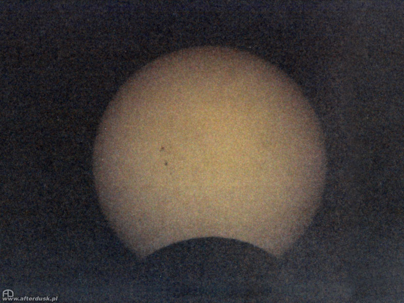 Faza częściowa 9:39UT