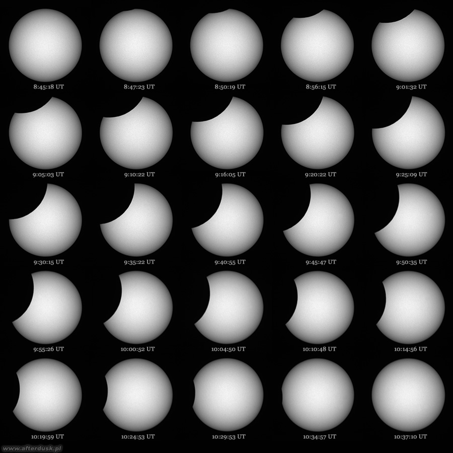 Zaćmienie częściowe w Polsce