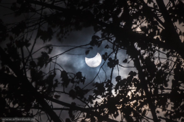 Zaćmienie Słońca 25.10.2022