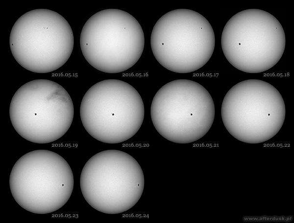 Słońce, 2016.05.15-24