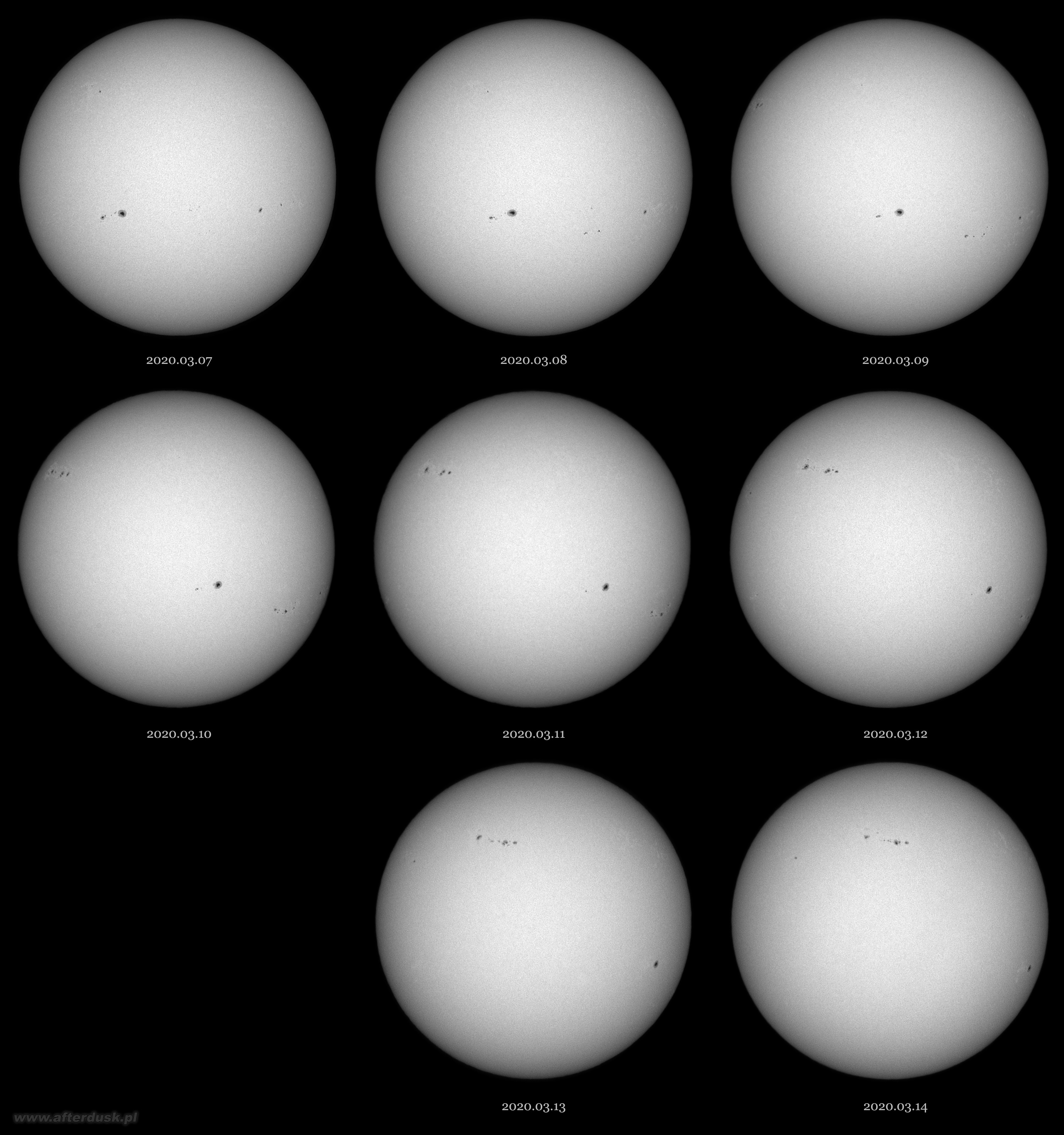 Słońce, 2022.03.07-14