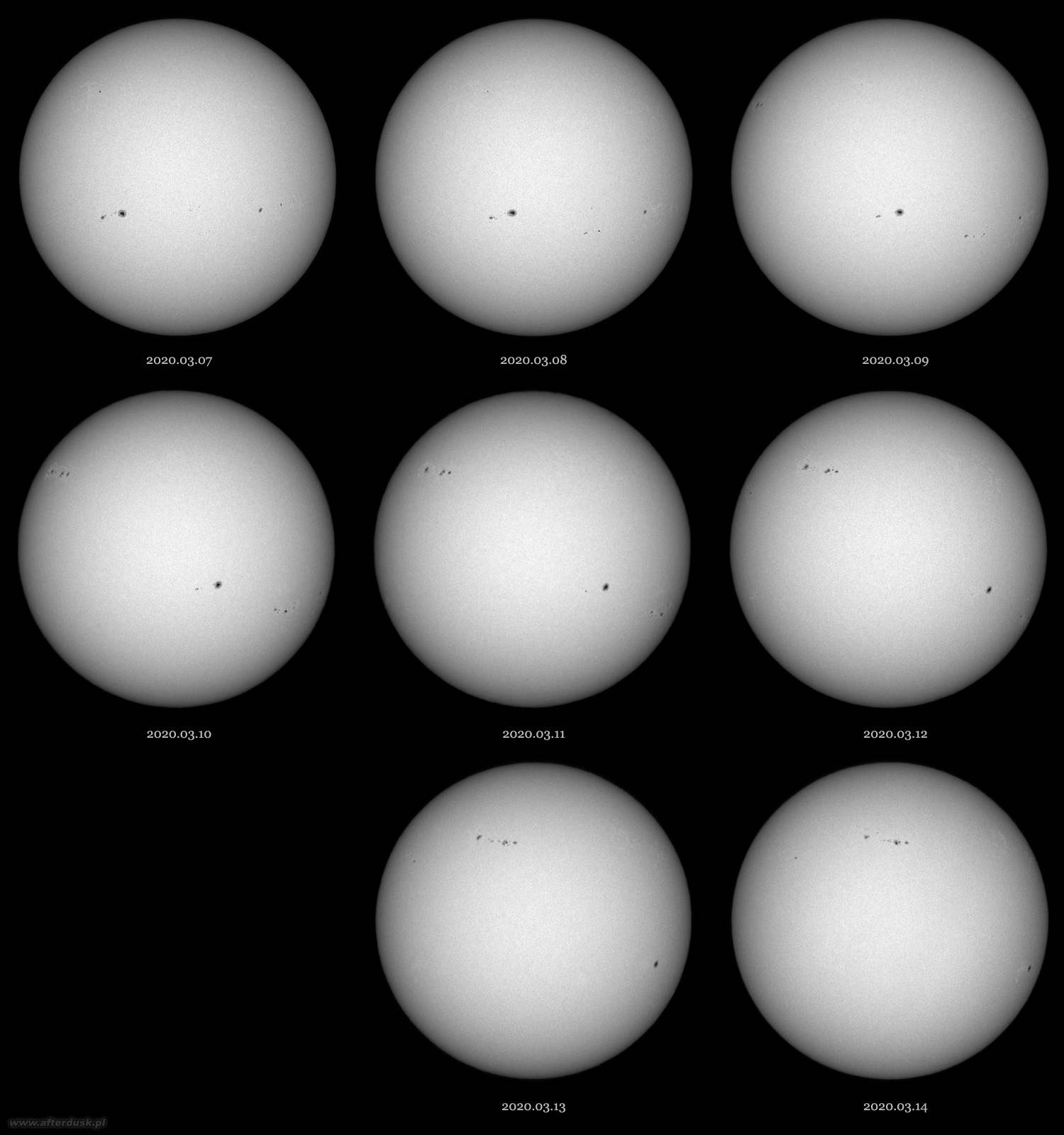 Słońce, 2022.03.07-14