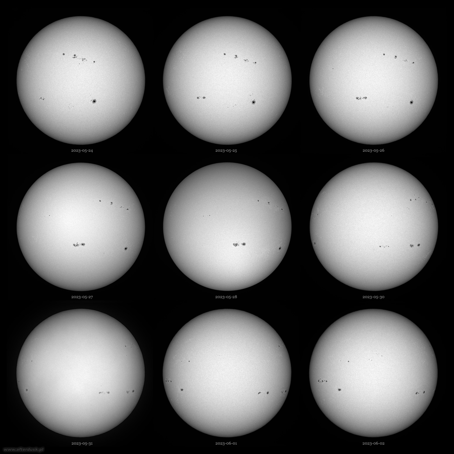 Słońce, 2023.05.24-06.02