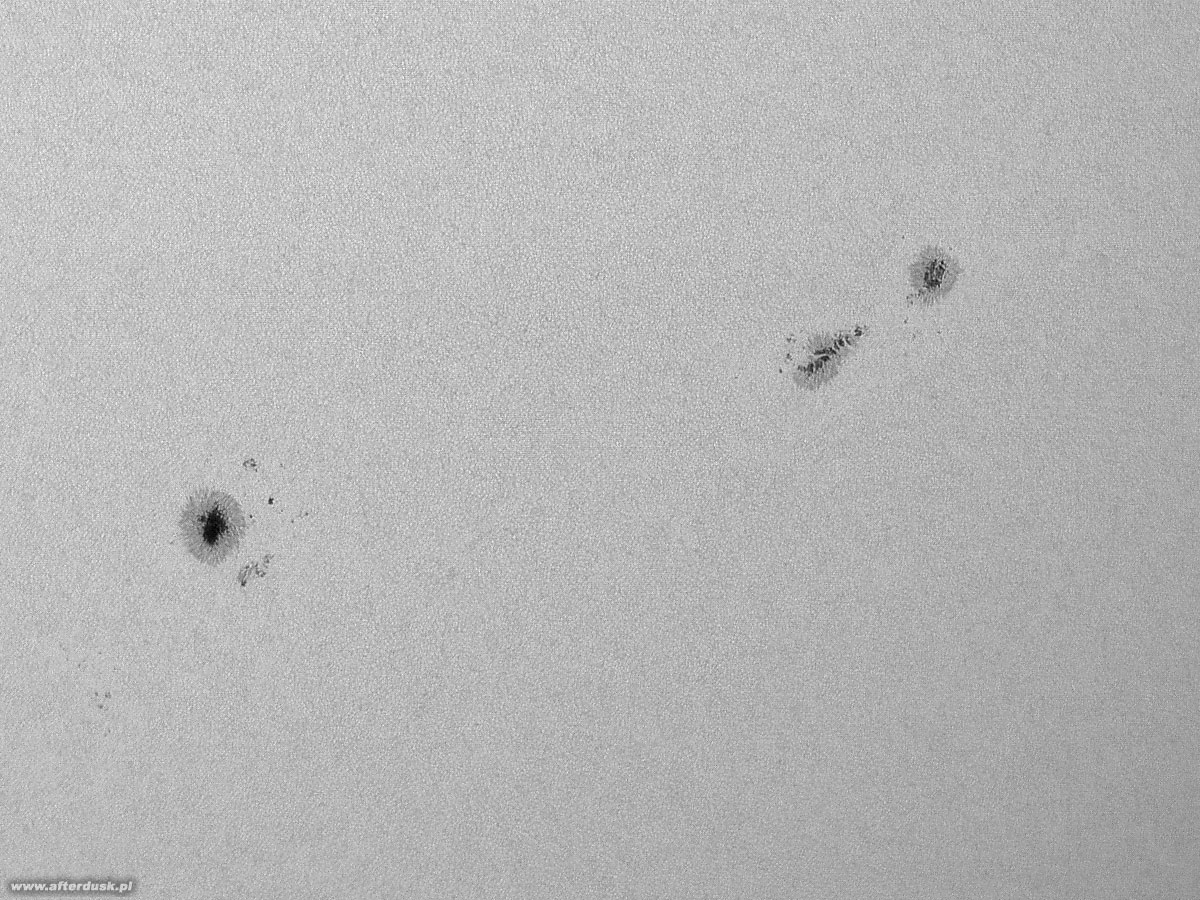 Słońce, grupy 1494, 1497