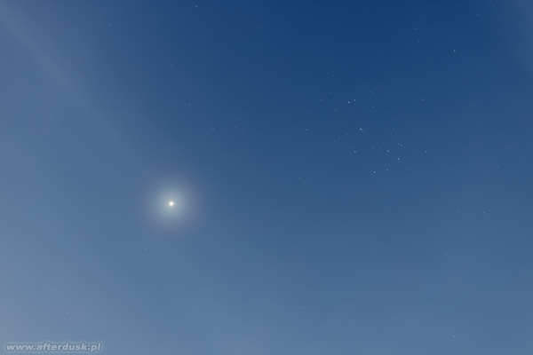 Wenus i Plejady, 10.04.2023