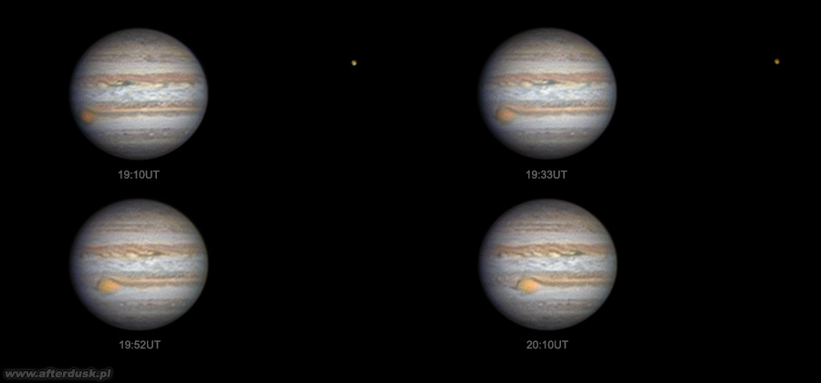 Jowisz z 21. kwietnia 2016 roku