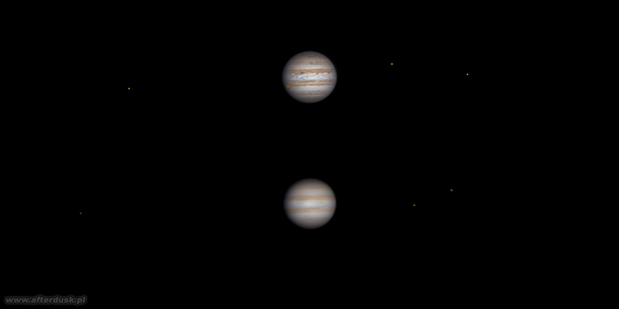 Jowisz z 21. kwietnia 2016 roku