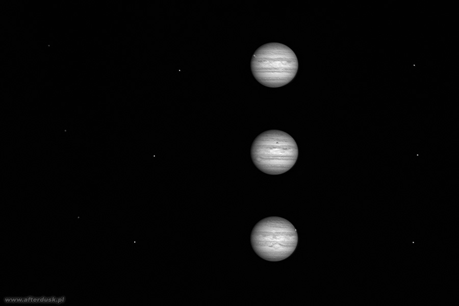 Animacja Jowisza z 5. maja 2016 roku