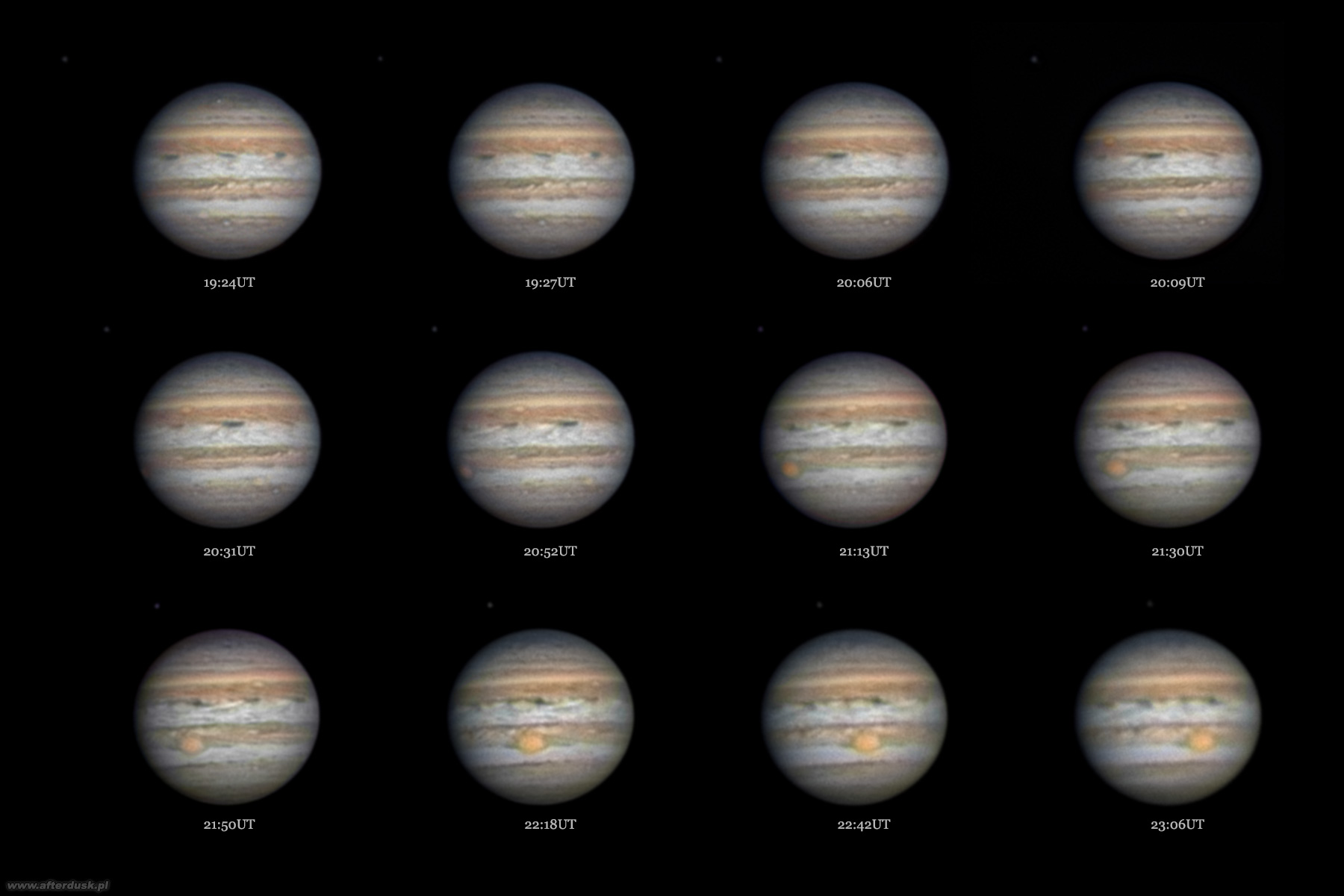 Jowisz i Callisto 26. maja 2017 roku