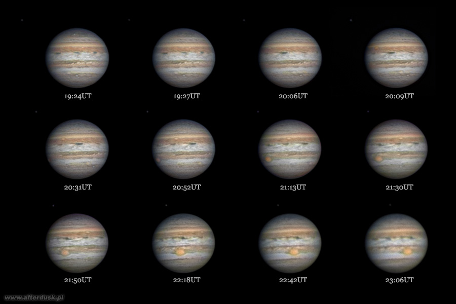 Jowisz i Callisto 26. maja 2017 roku