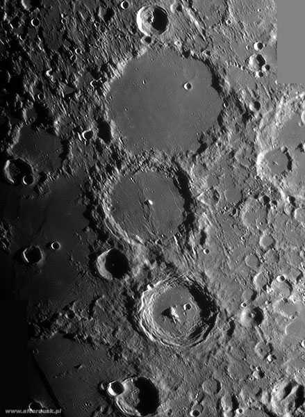 Ptolemaeus, Alphonsus, Arzachel, faza 62.3%