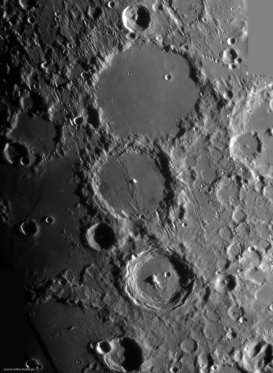 Ptolemaeus, Alphonsus, Arzachel, faza 62.3%