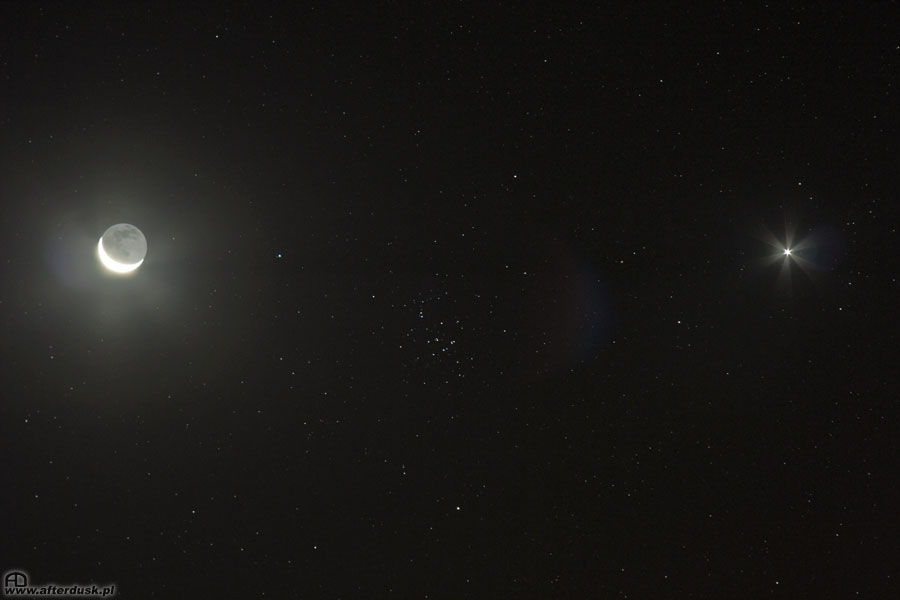 Księżyc-M44-Venus