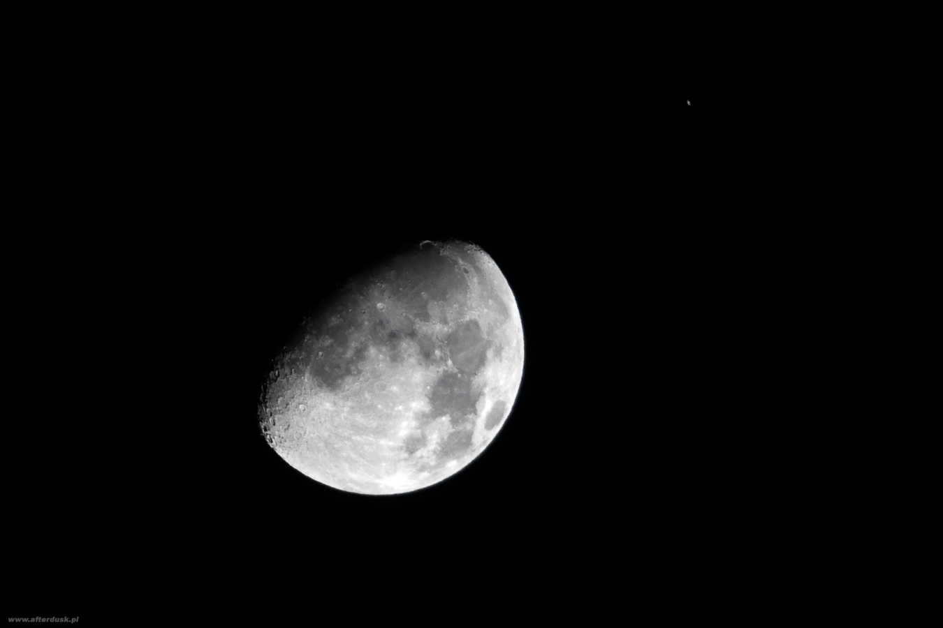 Księżyc i Saturn