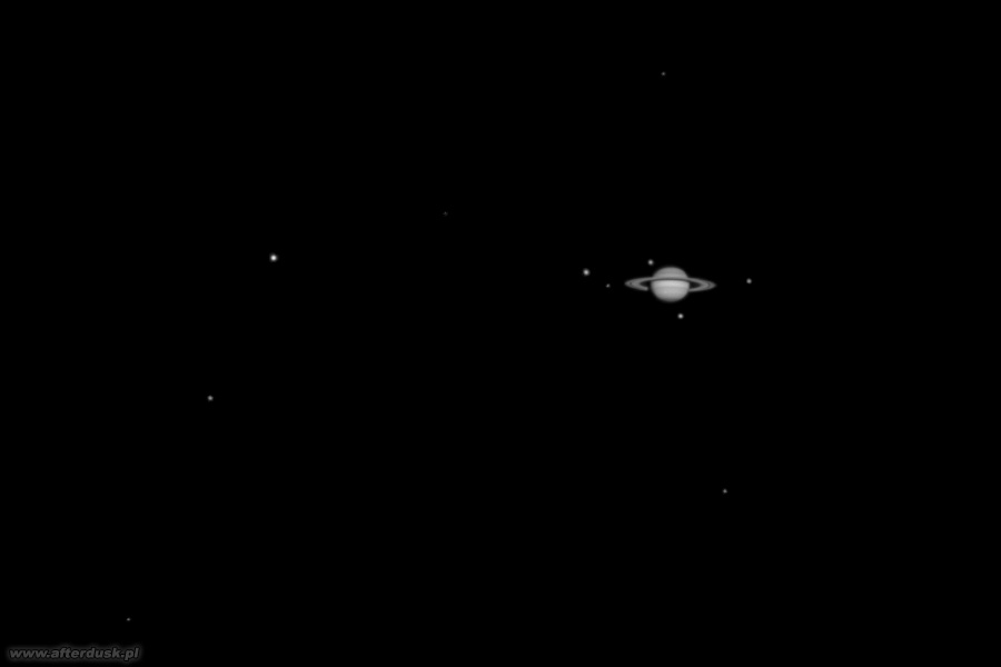 Księżyce Saturna 23.04.2008