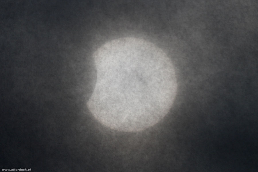 Końcówka zaćmienia - więcej śniegu