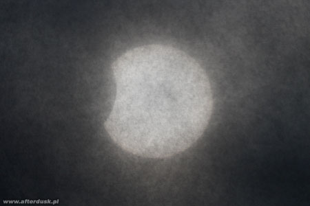 Końcówka zaćmienia - więcej śniegu