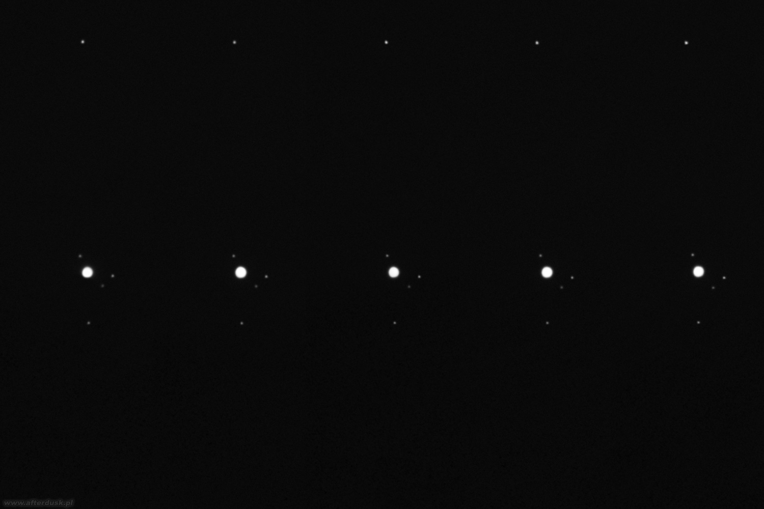 Księżyce urana z 27. sierpnia 2016