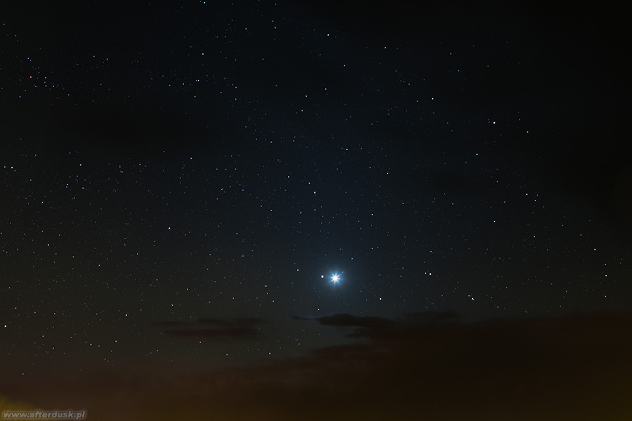 Wenus w gwiazdozbiorze Lwa